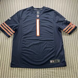 Nike Chicago Bears Justin Fields NFL On Field Jersey #1 Mens Size XXL